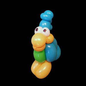 blue bird balloon animal