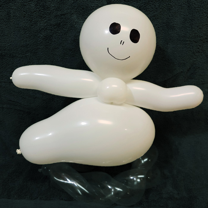 ghost halloween character balloon