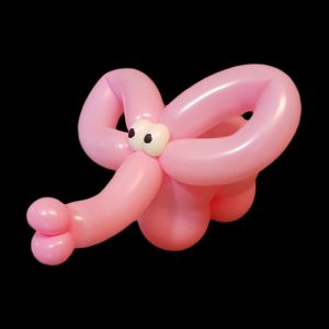 pink elephant balloon animal
