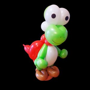 yoshi balloon animal character
